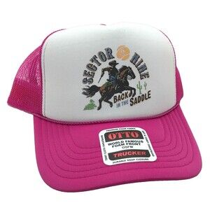 Sector 9 Skateboards "Back In The Saddle" Trucker Hat Otto NEW GOOD